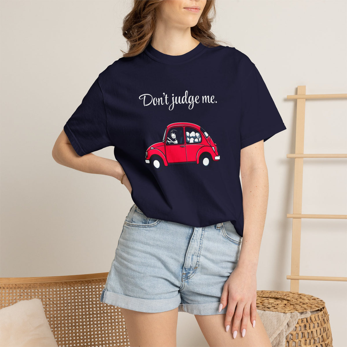 Don't judge me. | skiptherock tee