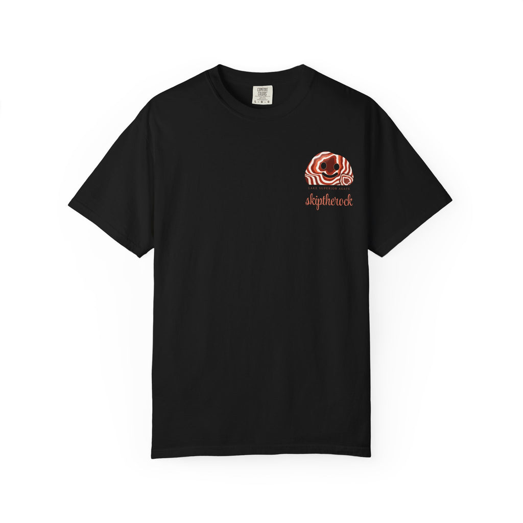 "Lake Superior Agate" Skip the Rock shirt - Great Lakes Rockhound