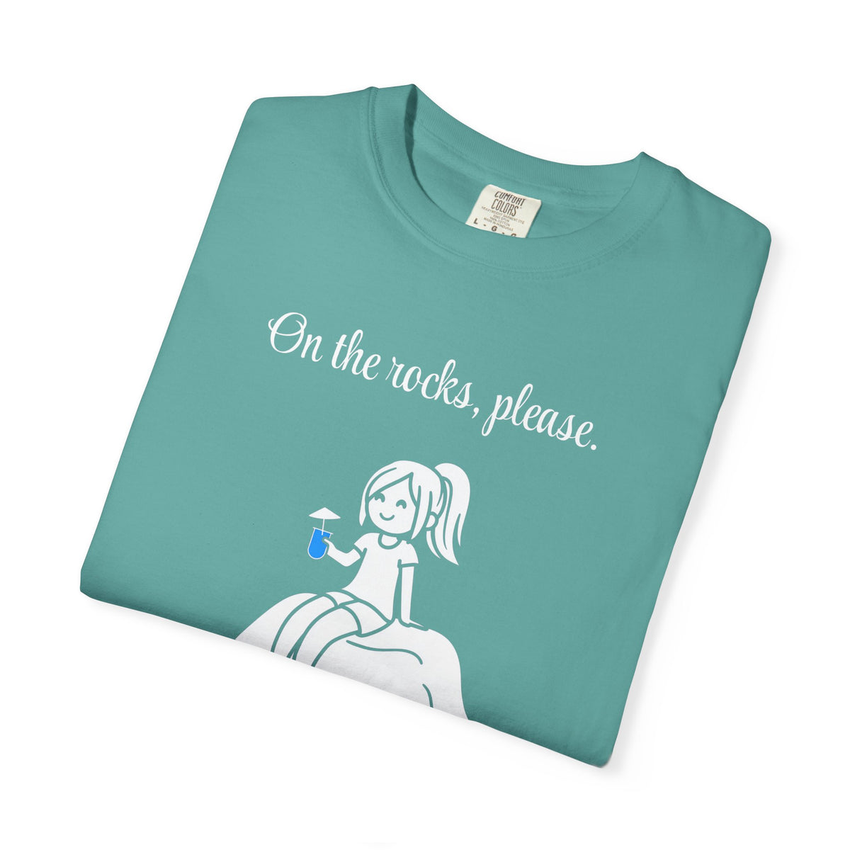 On the rocks, please | skiptherock tee