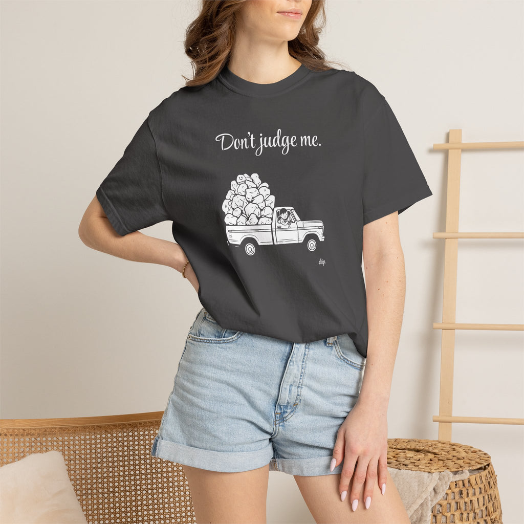 Copy of Copy of I'm not sad. I'm looking for rocks. | skiptherock tee