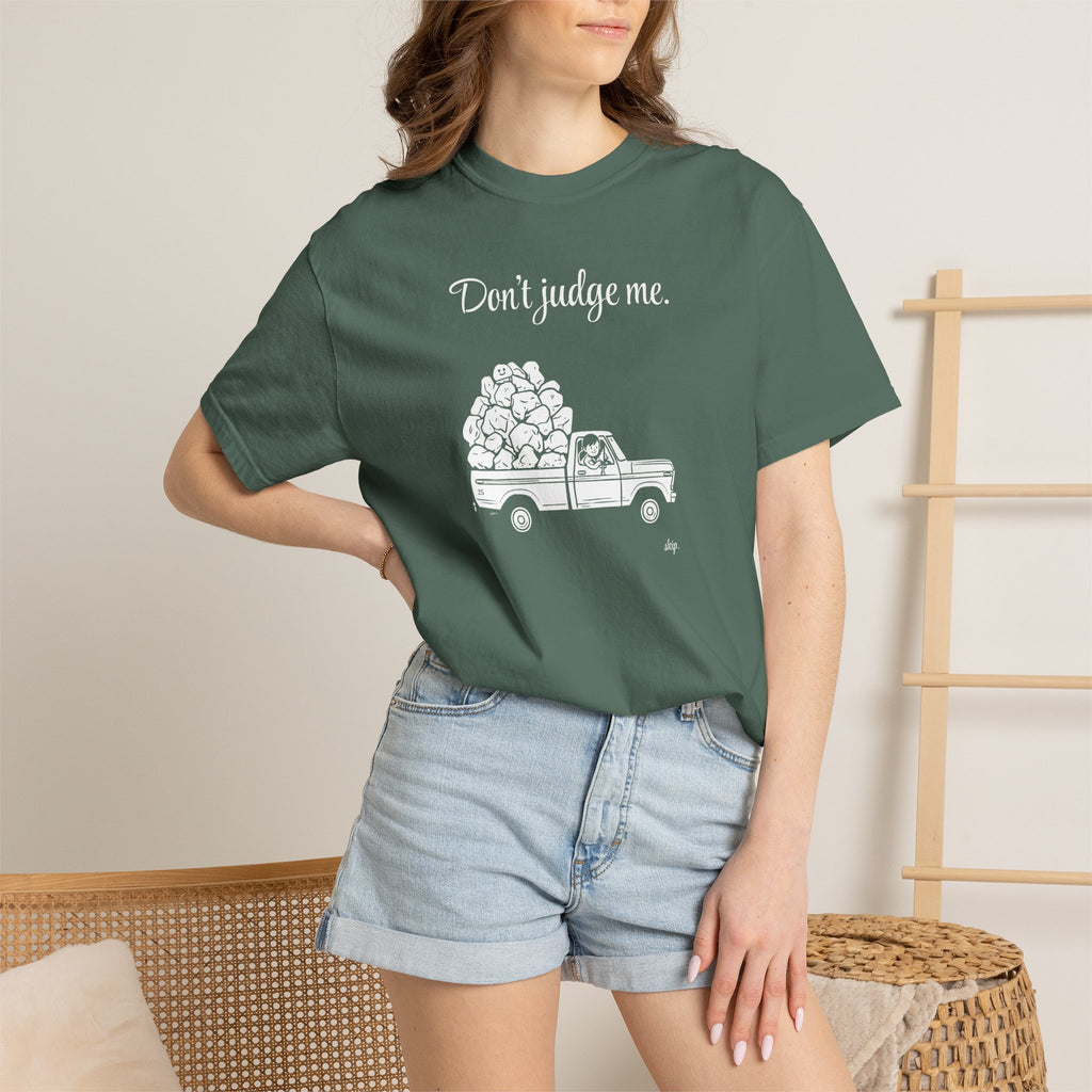 Copy of Copy of I'm not sad. I'm looking for rocks. | skiptherock tee