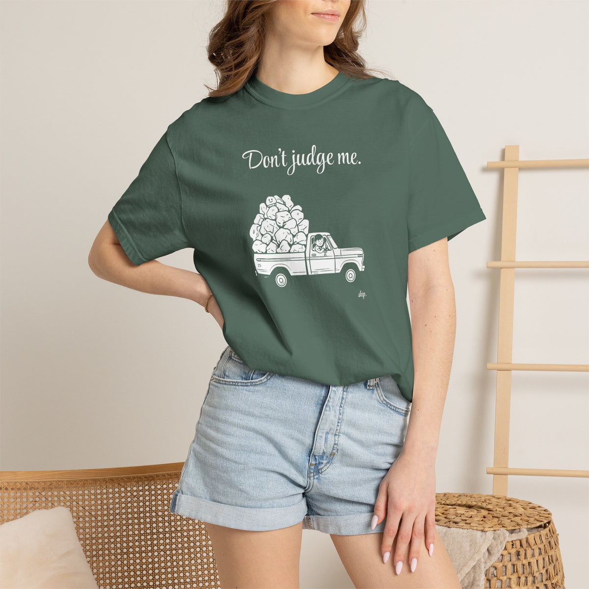 Copy of Copy of I'm not sad. I'm looking for rocks. | skiptherock tee