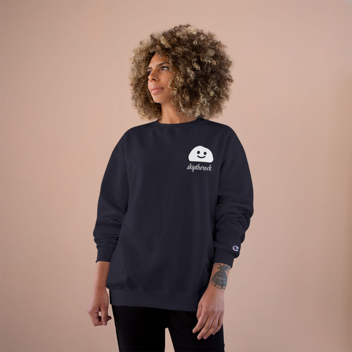 Skip the Rock crewneck ·  Champion