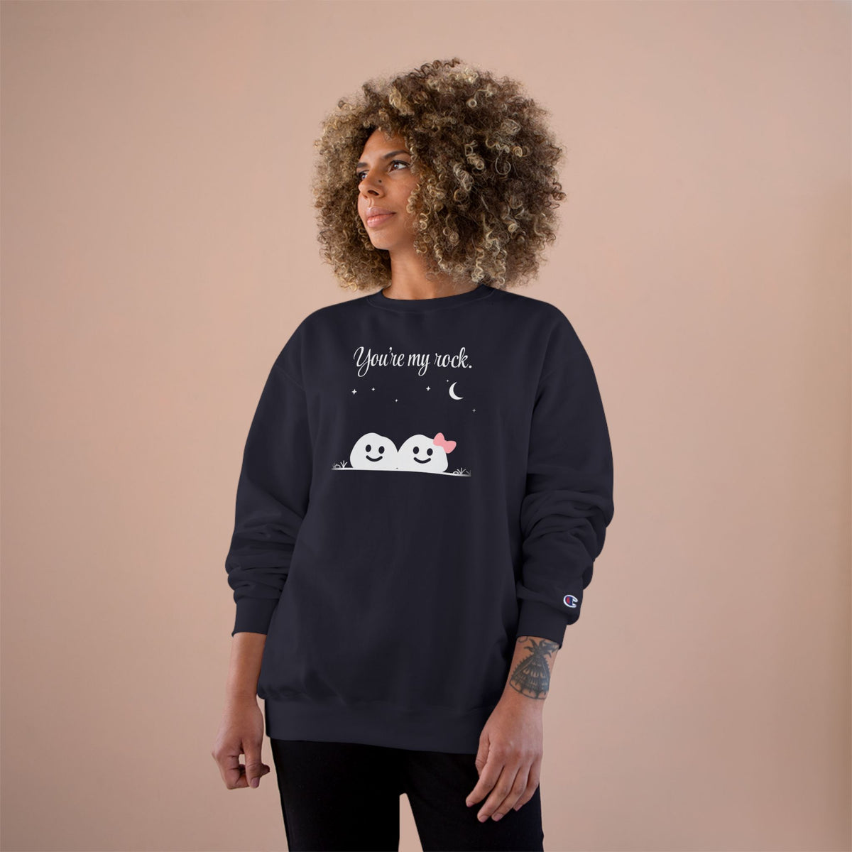 You're my rock. | skiptherock crewneck