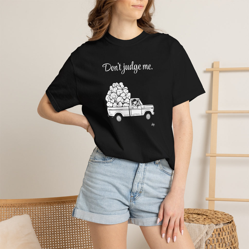 Copy of Copy of I'm not sad. I'm looking for rocks. | skiptherock tee