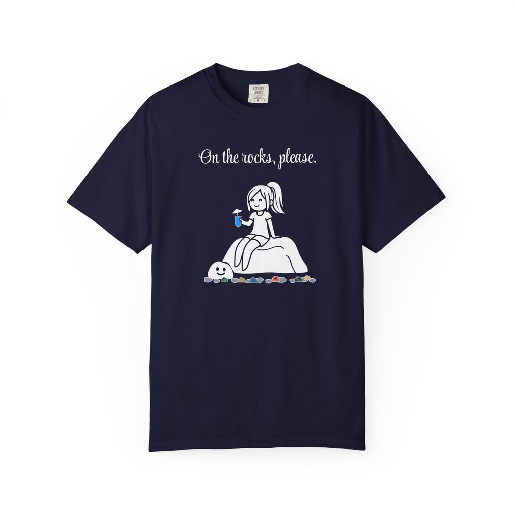 On the rocks, please | skiptherock tee