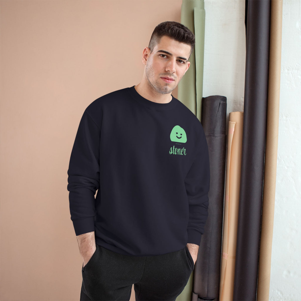 stoner | skiptherock crewneck