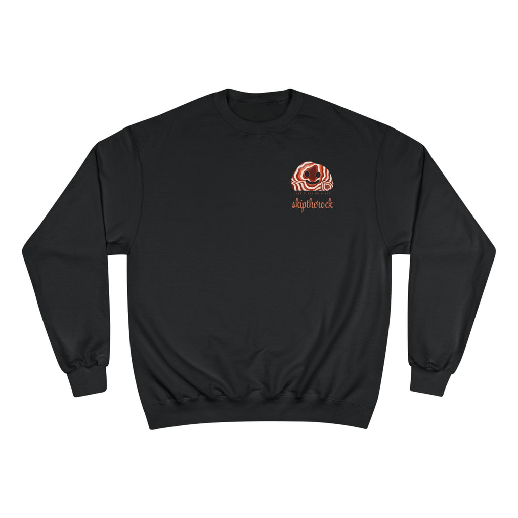 "Lake Superior Agate" Skip the Rock crewneck · Champion
