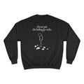 I'm not sad. I'm looking for rocks. | skiptherock crewneck