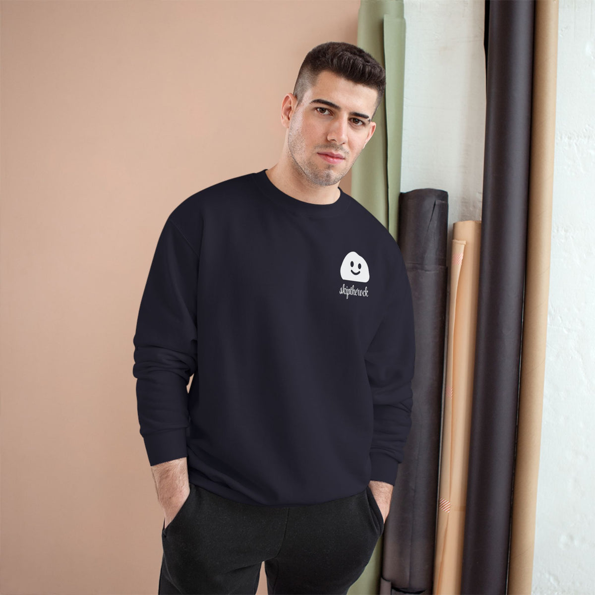 Skip the Rock crewneck ·  Champion