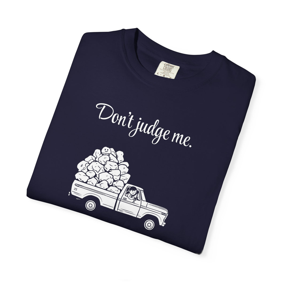 Copy of Copy of I'm not sad. I'm looking for rocks. | skiptherock tee