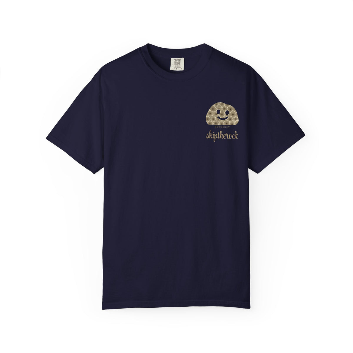 "Petoskey" Skip the Rock shirt - Great Lakes Rockhound