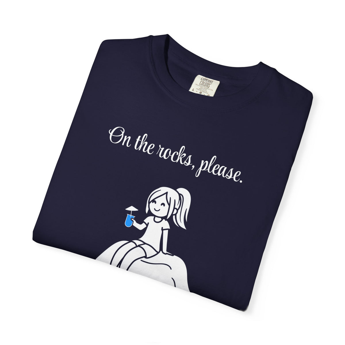 On the rocks, please | skiptherock tee