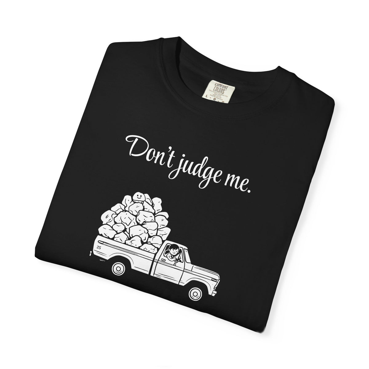 Copy of Copy of I'm not sad. I'm looking for rocks. | skiptherock tee
