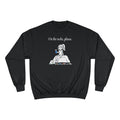 On the rocks, please. | skiptherock crewneck